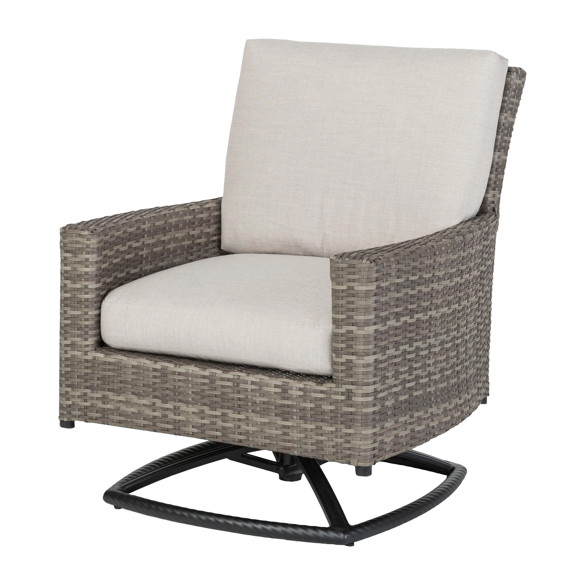 Alexee Woven Swivel Rocking Lounge Chair