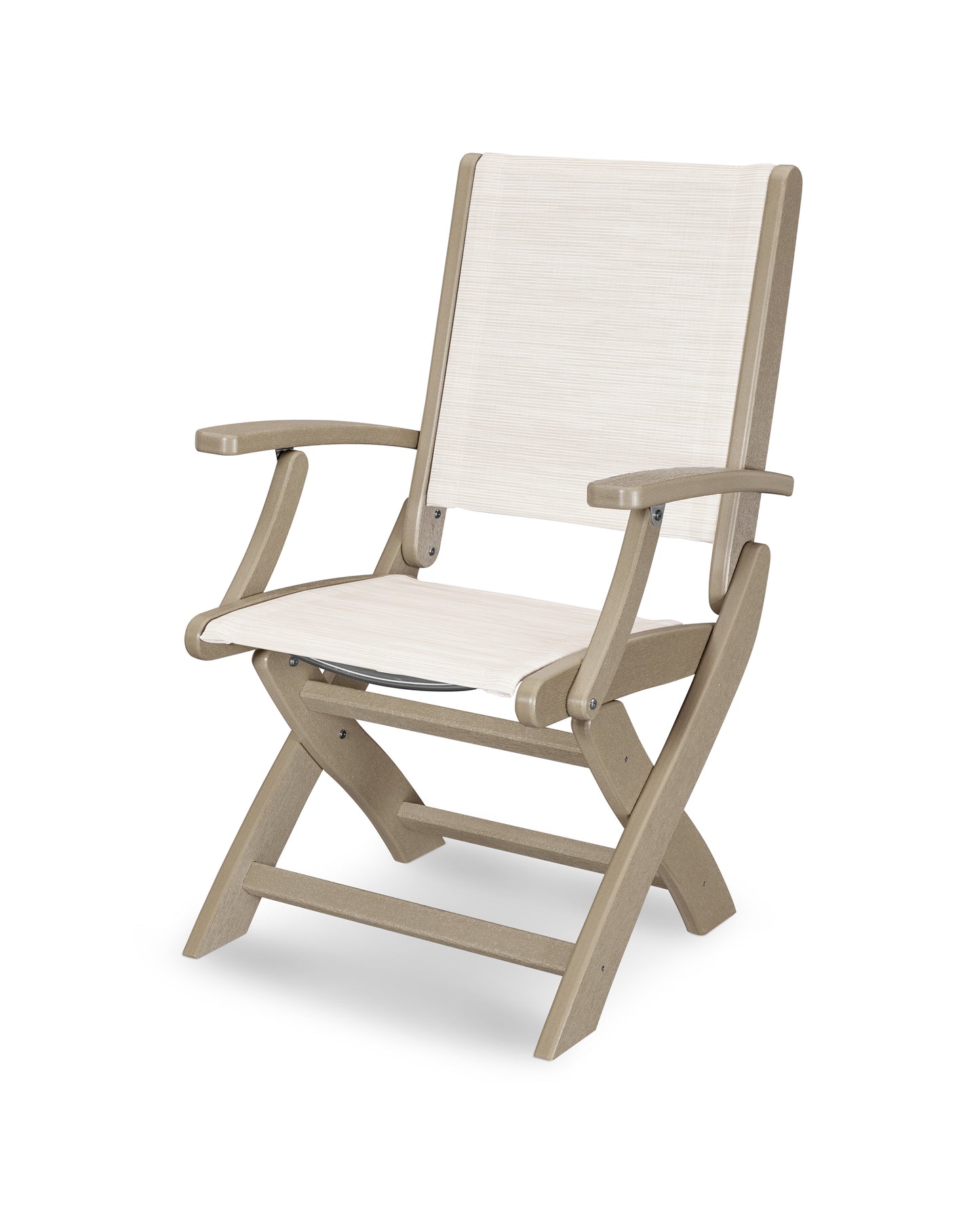 Coastal Folding Chair Vintage Finish