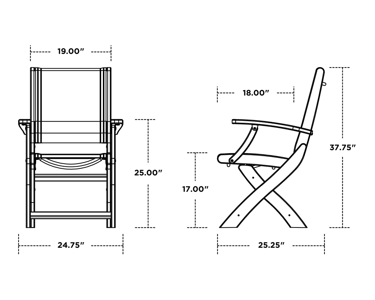 Coastal Folding Chair