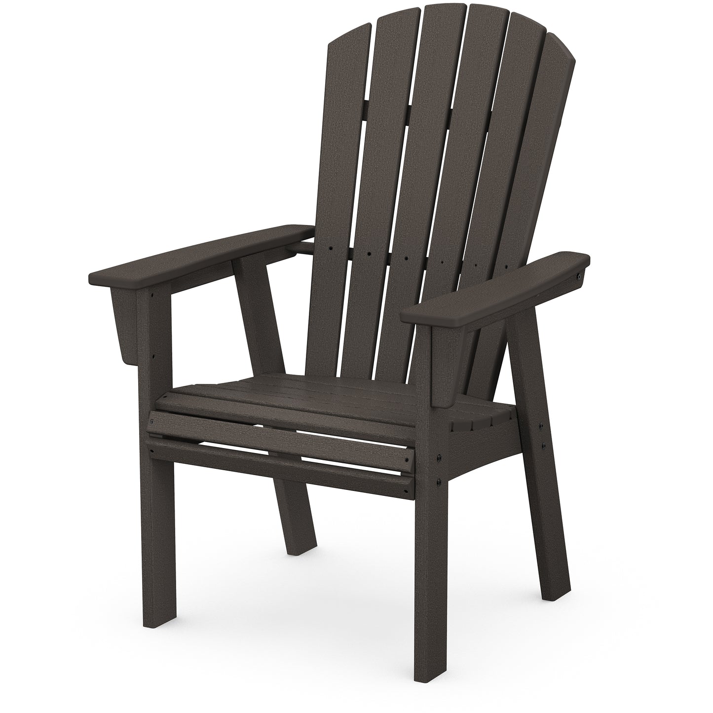 Nautical Curveback Adirondack Dining Chair Vintage Finish