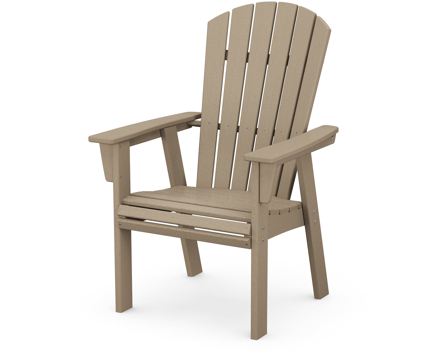 Nautical Curveback Adirondack Dining Chair Vintage Finish