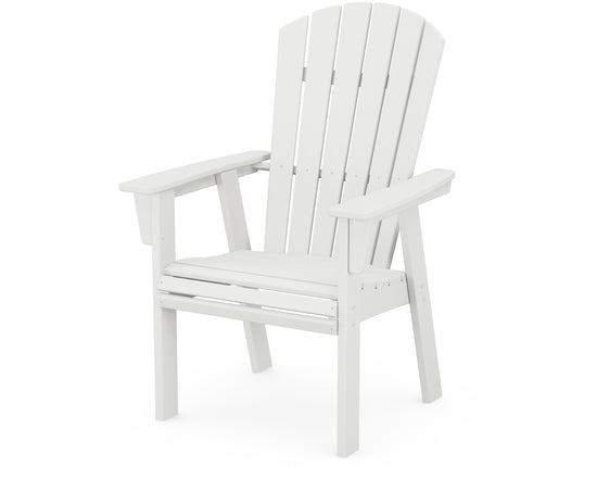 Nautical Curveback Adirondack Dining Chair Vintage Finish