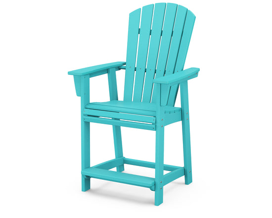 Nautical Curveback Adirondack Counter Chair