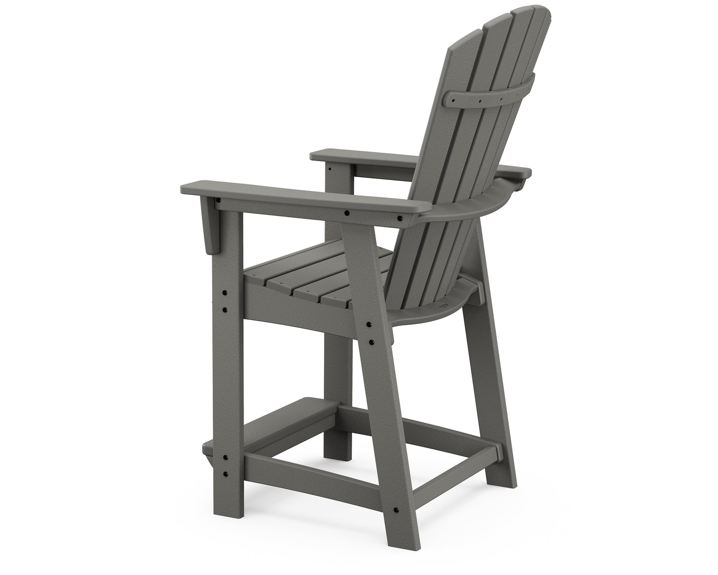 Nautical Curveback Adirondack Counter Chair