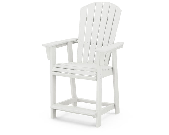 Nautical Curveback Adirondack Counter Chair Vintage Finish