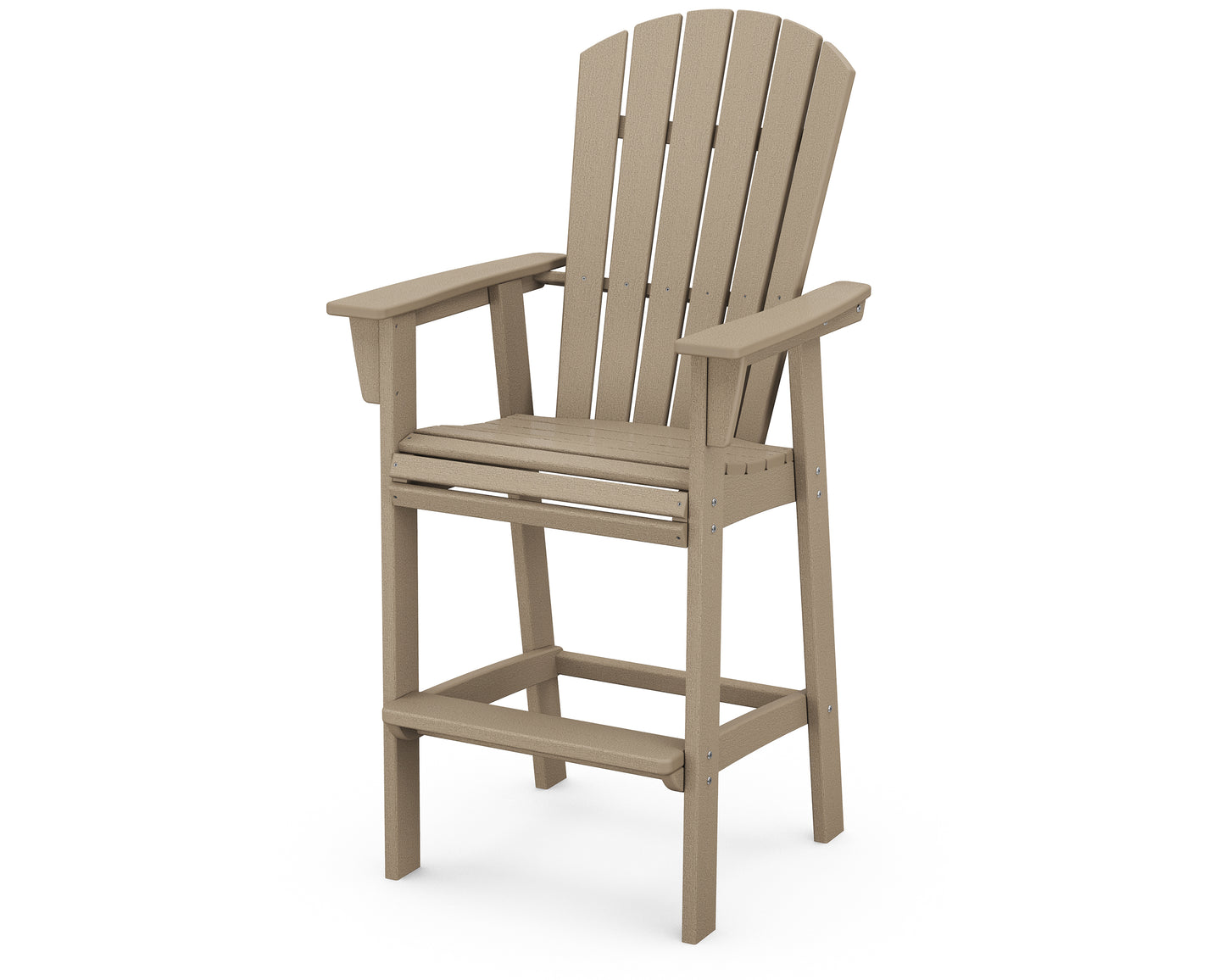 Nautical Curveback Adirondack Bar Chair Vintage Finish