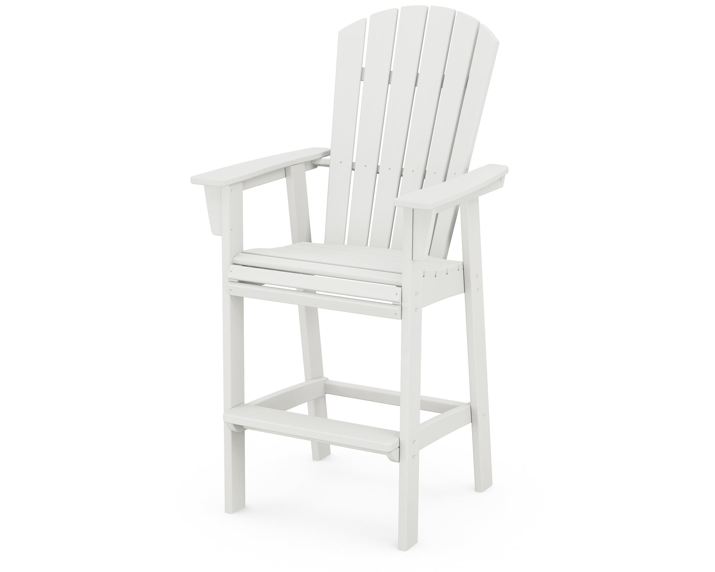 Nautical Curveback Adirondack Bar Chair Vintage Finish