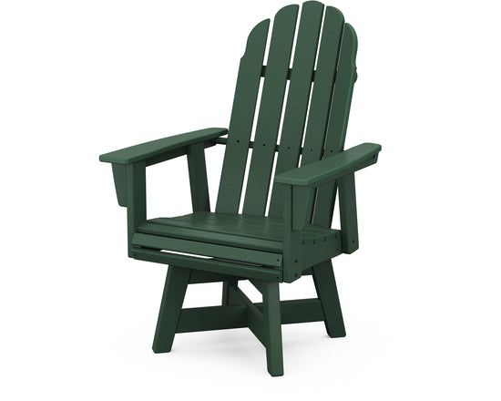 Vineyard Curveback Adirondack Swivel Dining Chair