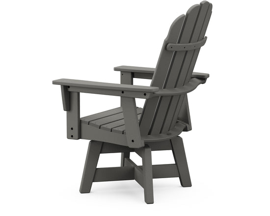 Vineyard Curveback Adirondack Swivel Dining Chair