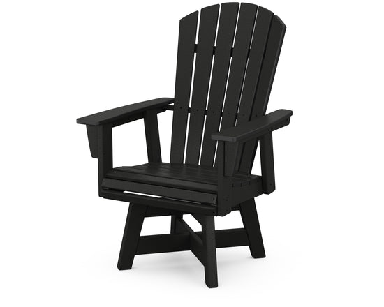 Nautical Curveback Adirondack Swivel Dining Chair