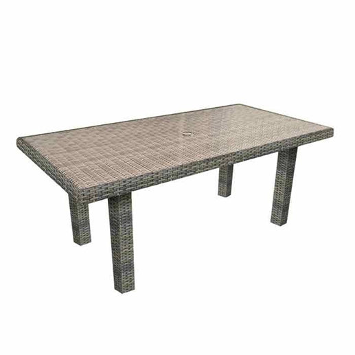 Rectangle wicker table