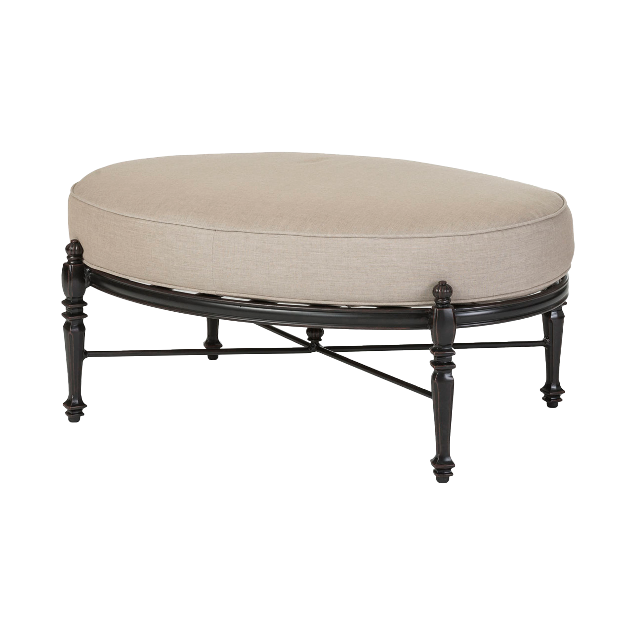 Grand Terrace Oval Ottoman