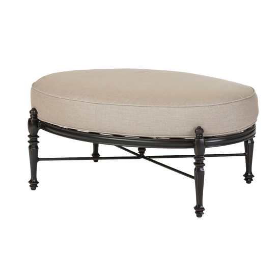 Grand Terrace Oval Ottoman