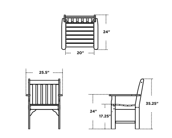 Vineyard Garden Arm Chair