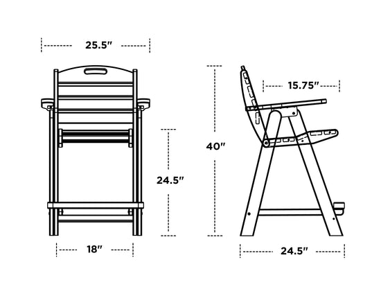 Nautical Counter Chair