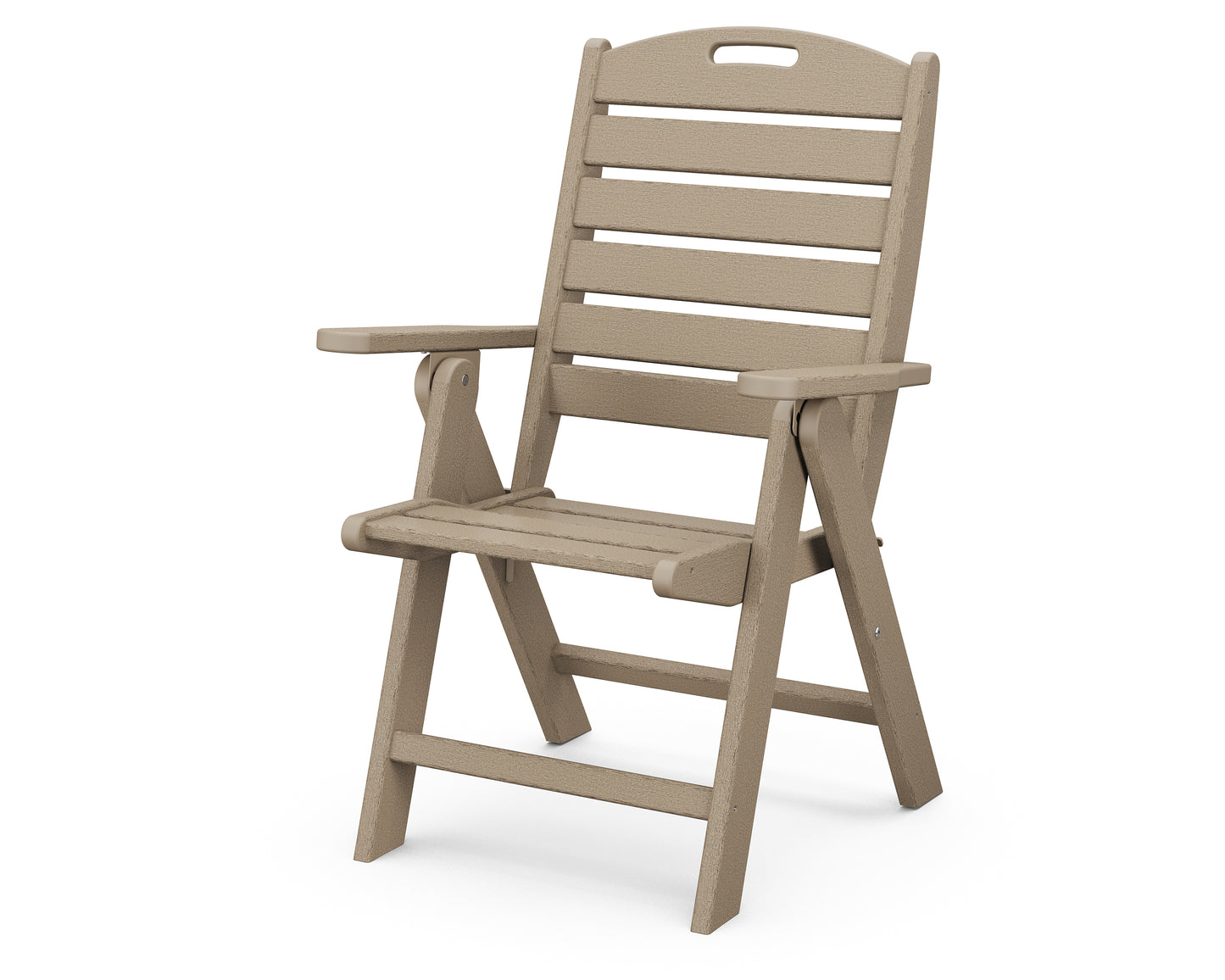 Nautical Folding Highback Chair Vintage Finish