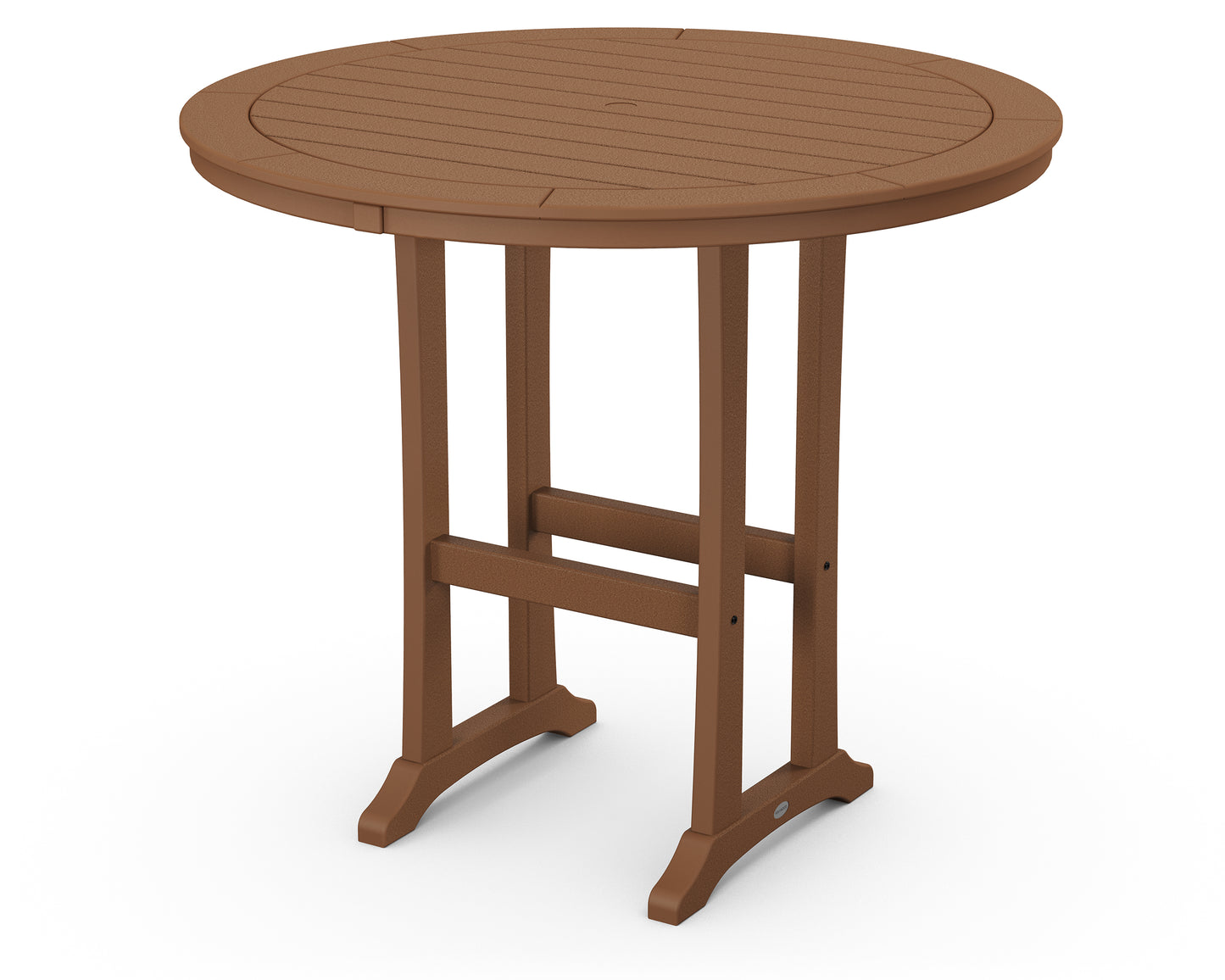 Nautical Trestle 48" Round Bar Table