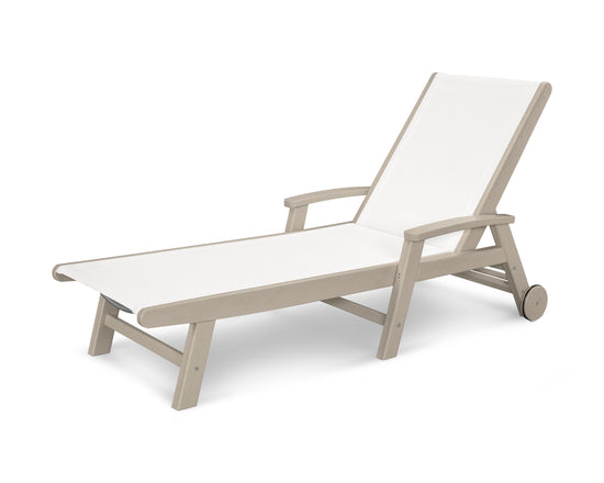 Coastal Chaise with Wheels