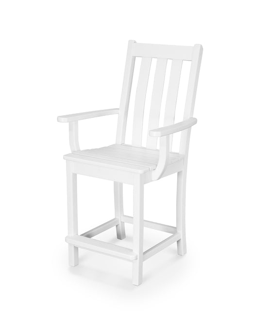 Vineyard Counter Arm Chair